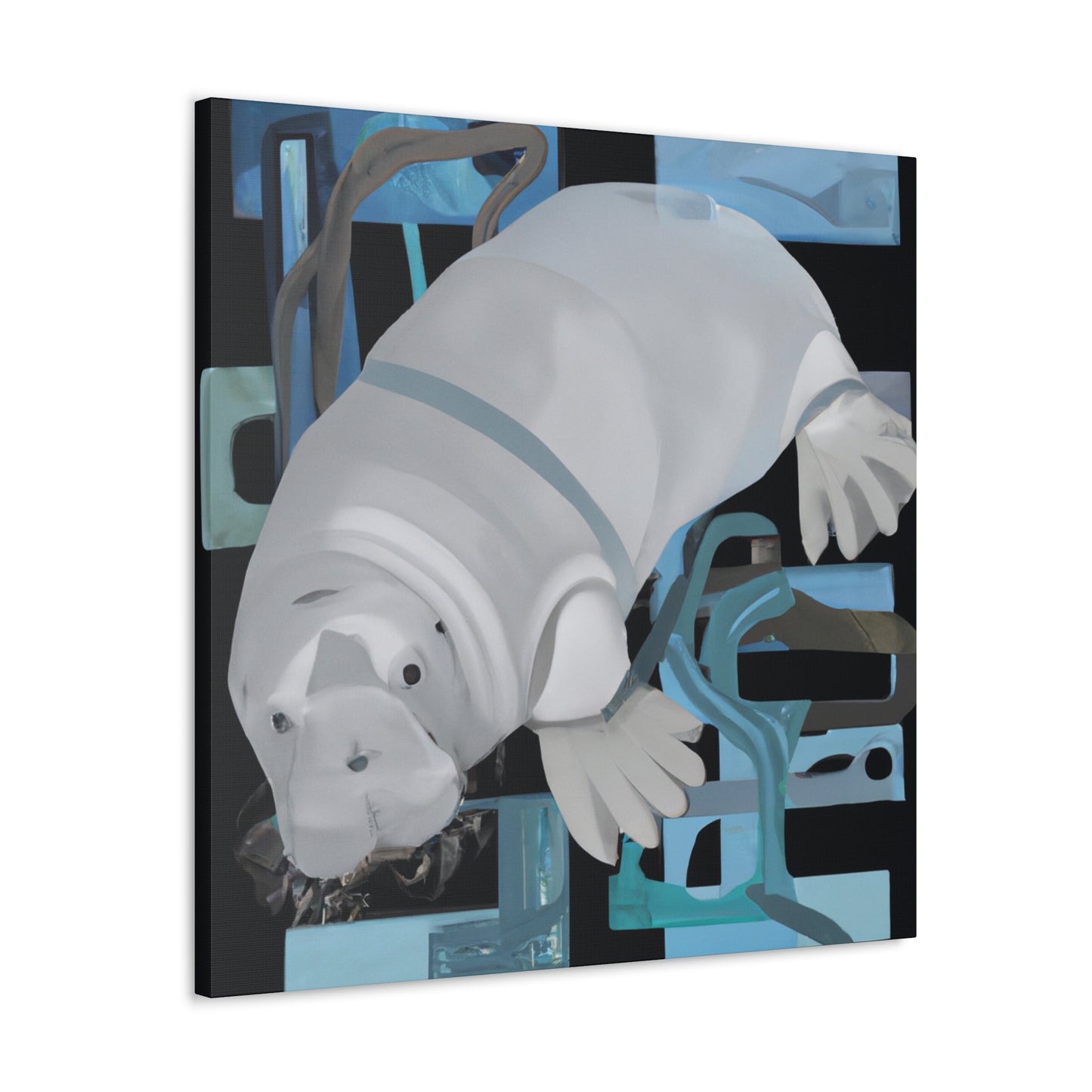 Manatee Magic Majesty - Canvas