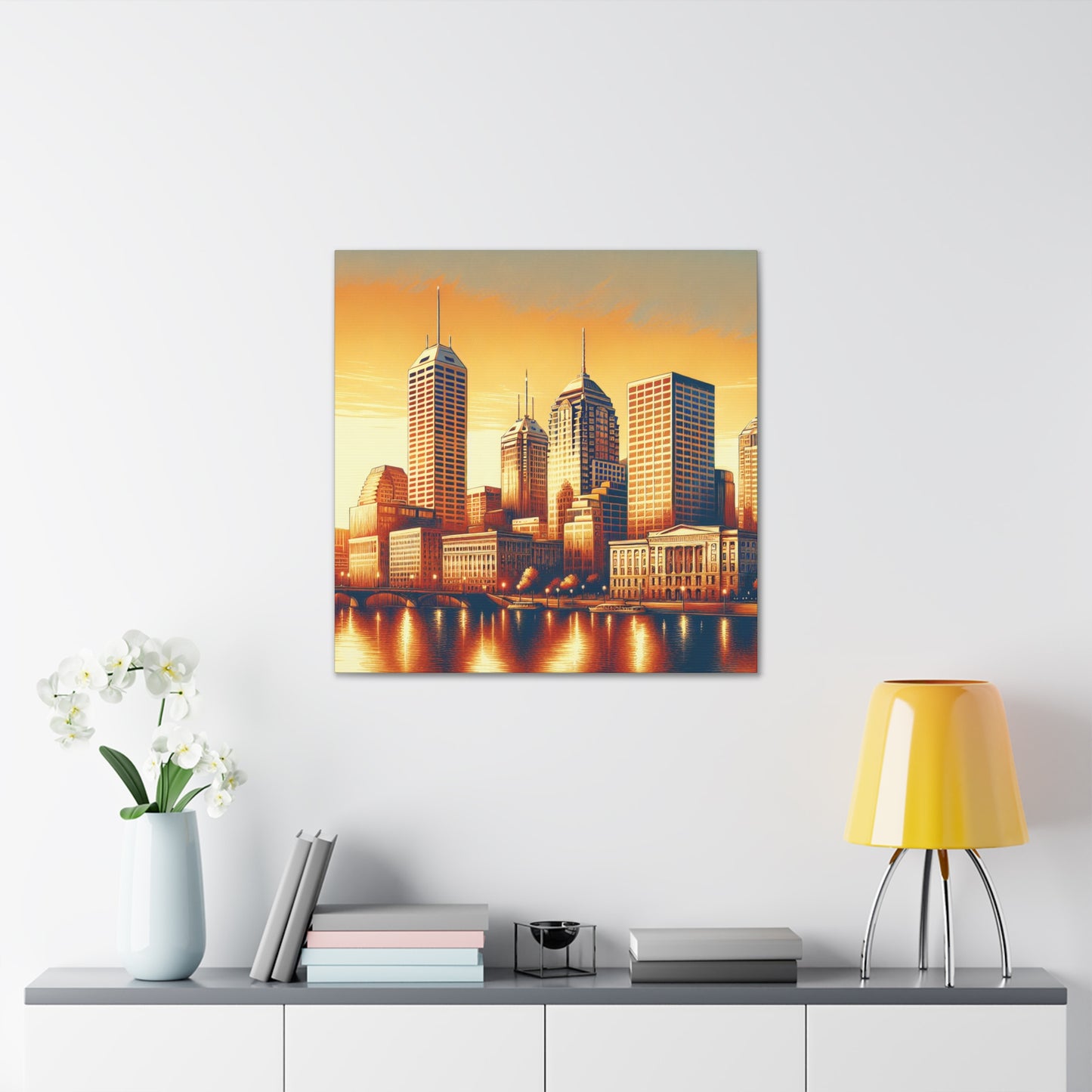 "Urban Symphony Unveiled" - Canvas