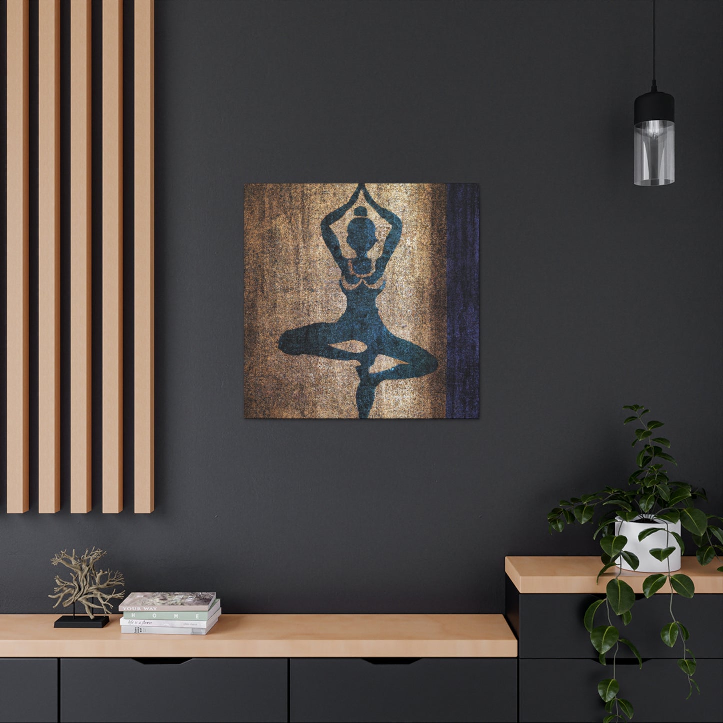 Yoga in Art Deco - Canvas