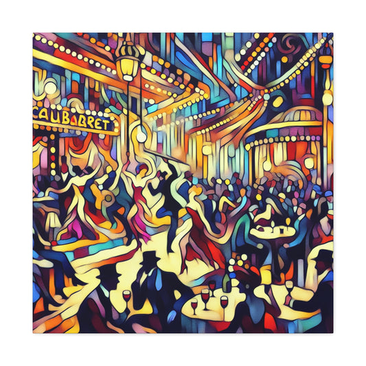 Vibrant Cabaret Extravaganza - Canvas