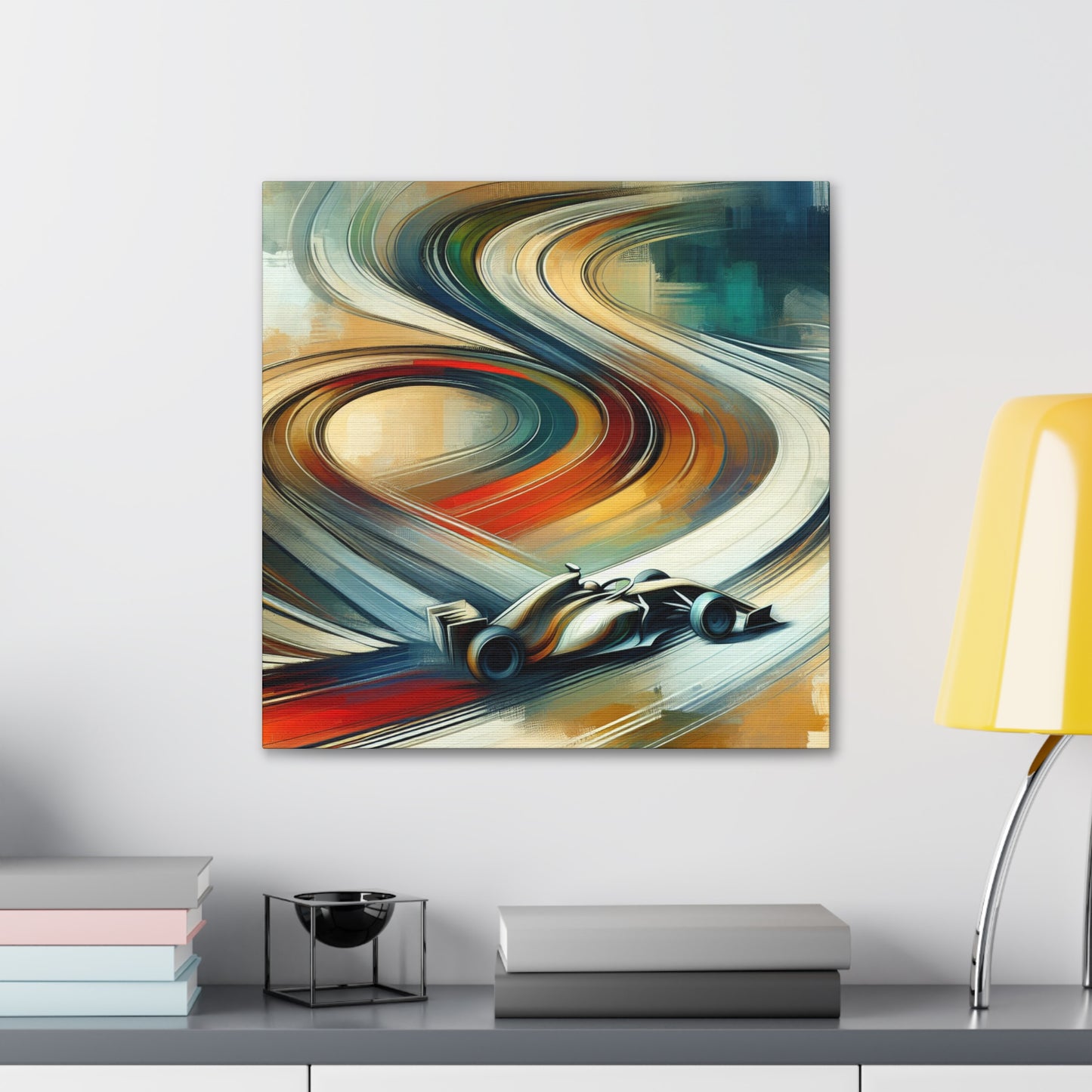 Racing Spirals - Canvas