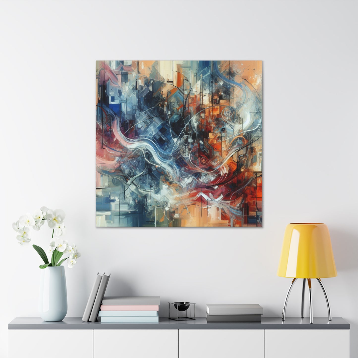 "Whirling Depths Unveiled" - Canvas