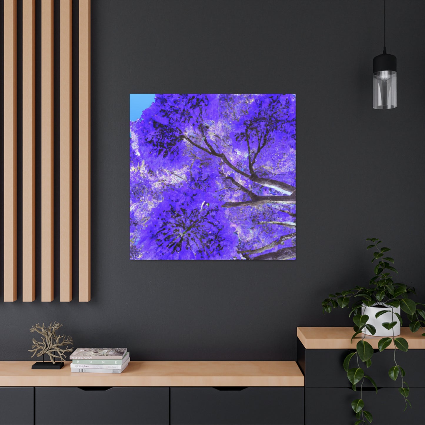 Jacaranda Deco Dreaming - Canvas