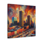 "Charm City Kaleidoscope" - Canvas