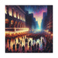 Jazzed Broadway Nights - Canvas