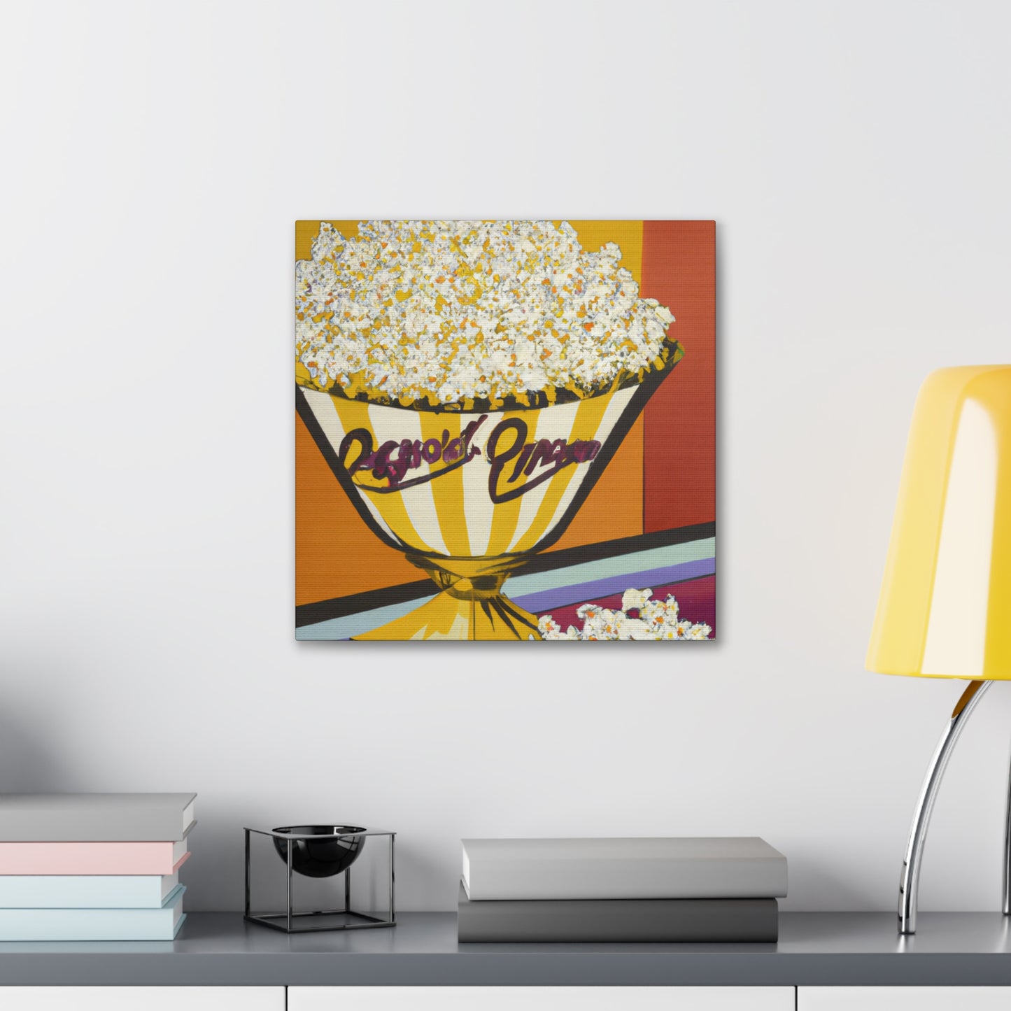 "Popcorn Art Deco Dream" - Canvas