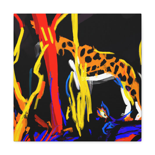 "Leopard in Abstraction" - Canvas