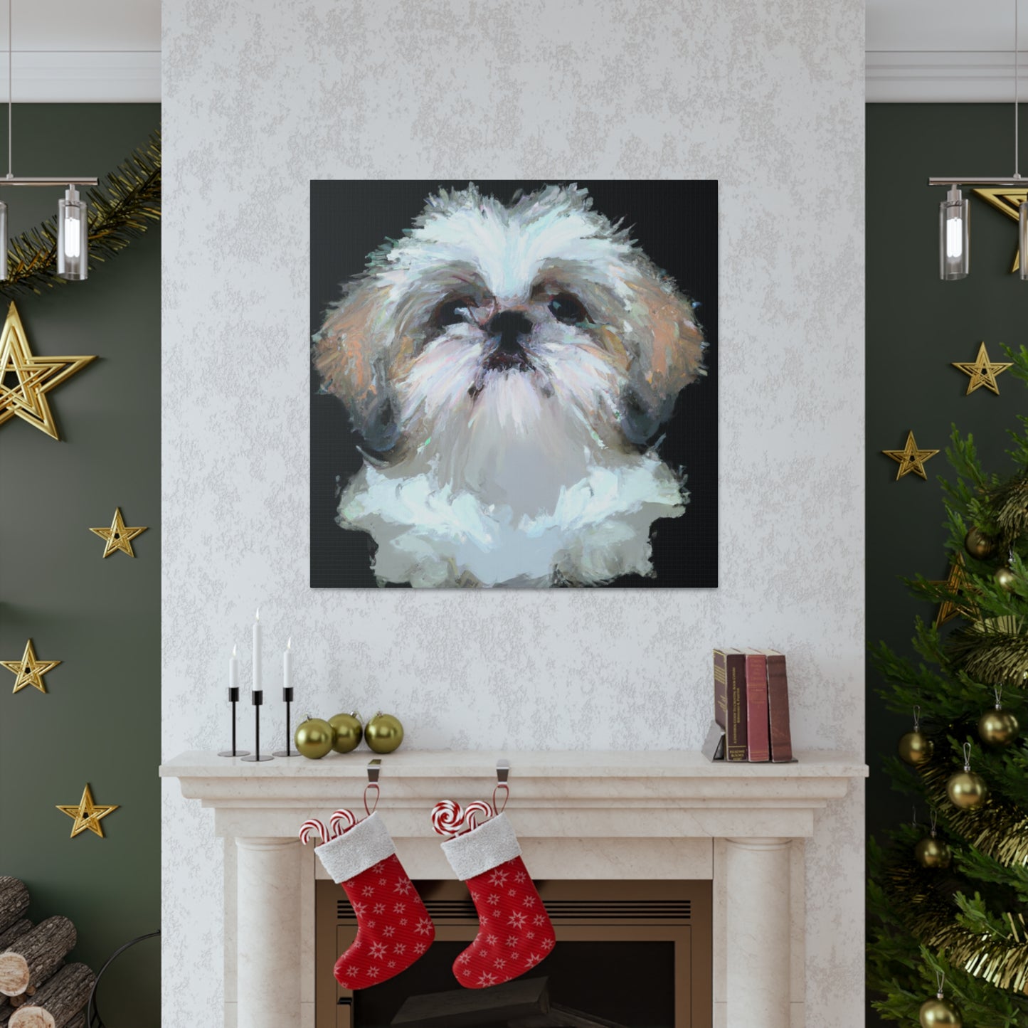 "Proud Shih Tzu Portrait" - Canvas