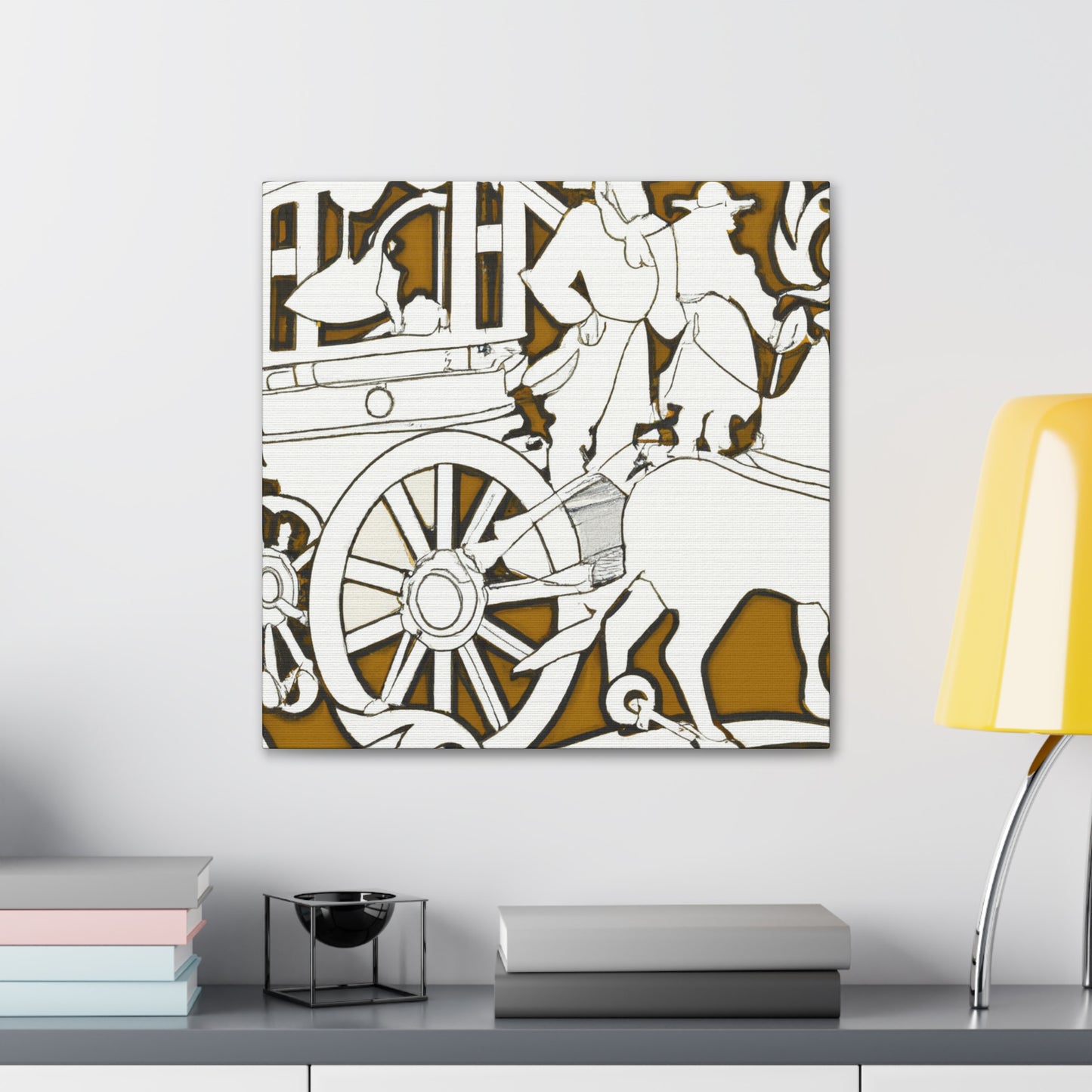 "Wagon of Grandeur". - Canvas