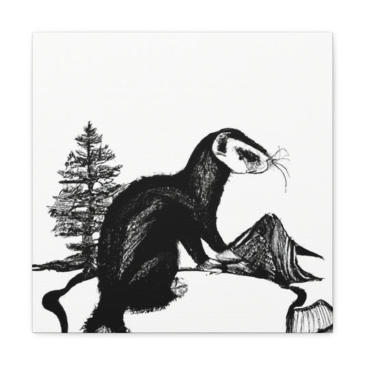 Skunks in Neoclassicism - Canvas