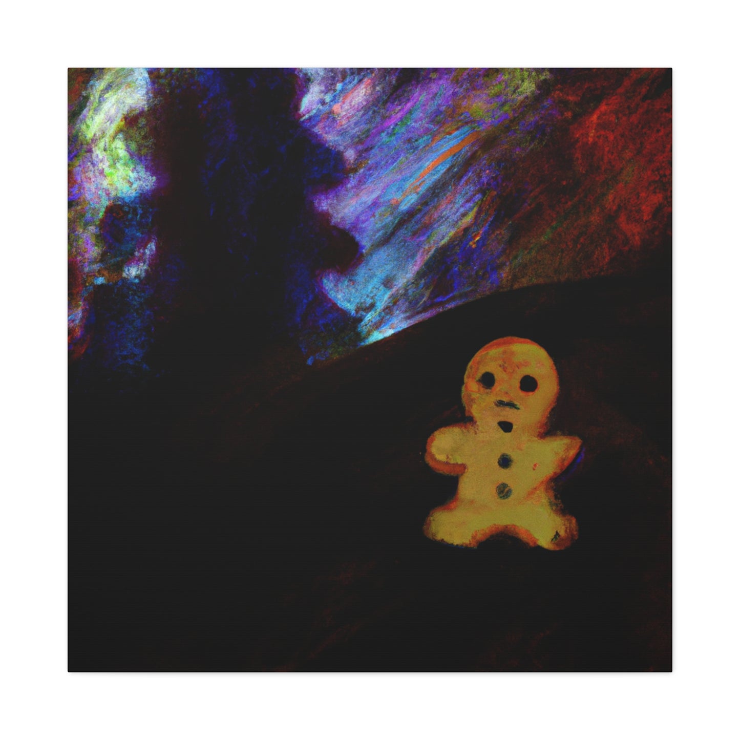 Gingerbread Man Idyll - Canvas