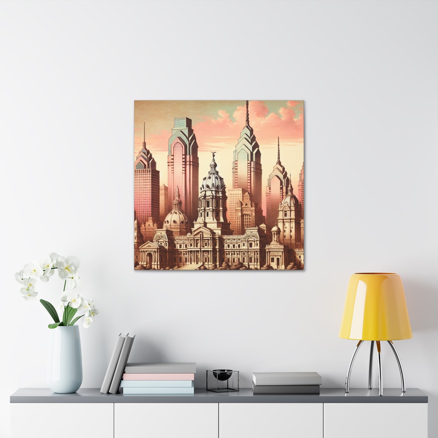 "City of Liberty's Splendor" - Canvas