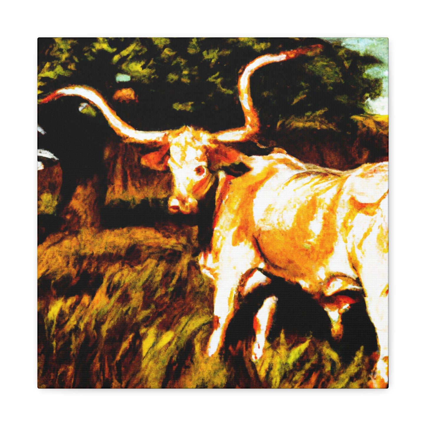 Texas Longhorns Grandeur - Canvas