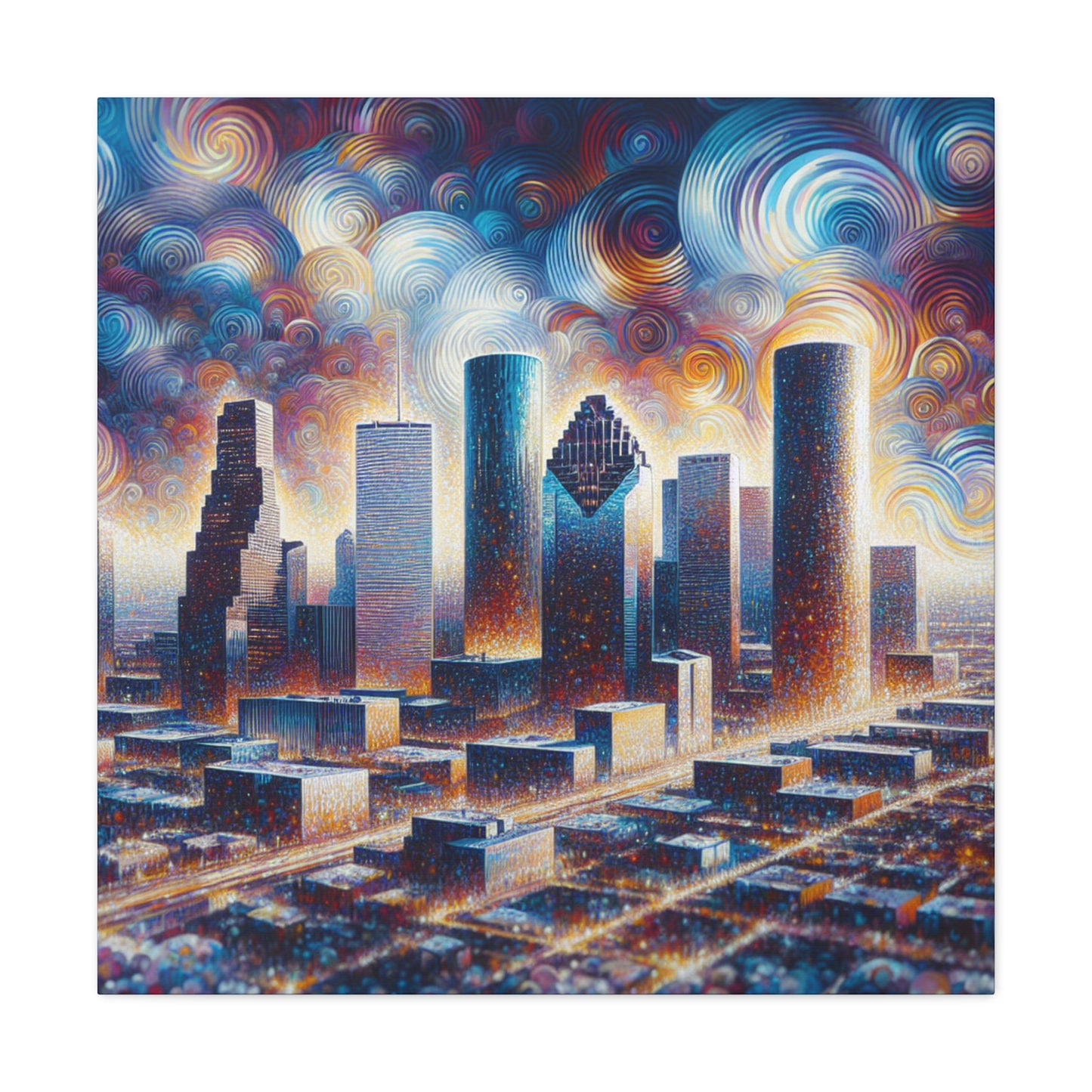 "Urban Visions Unveiled" - Canvas