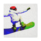 Snowboarding Thrill Ride - Canvas