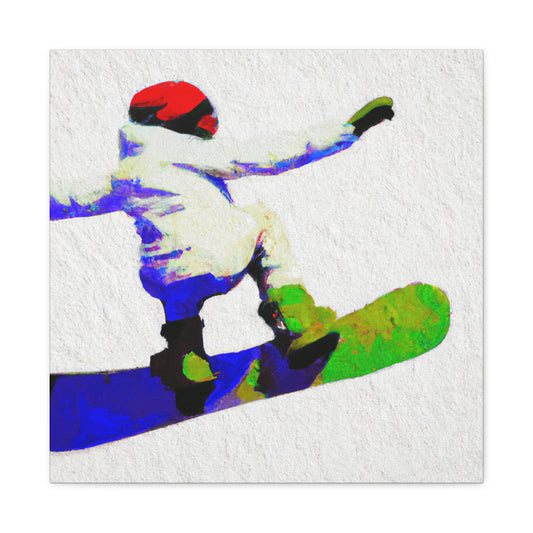 Snowboarding Thrill Ride - Canvas