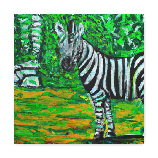 Majestic Zebra Impression - Canvas