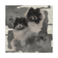 "Keeshond in Expressionism" - Canvas