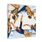 Gymnasts at Play - Canvas