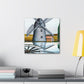 Windmill in Starlight - Canvas