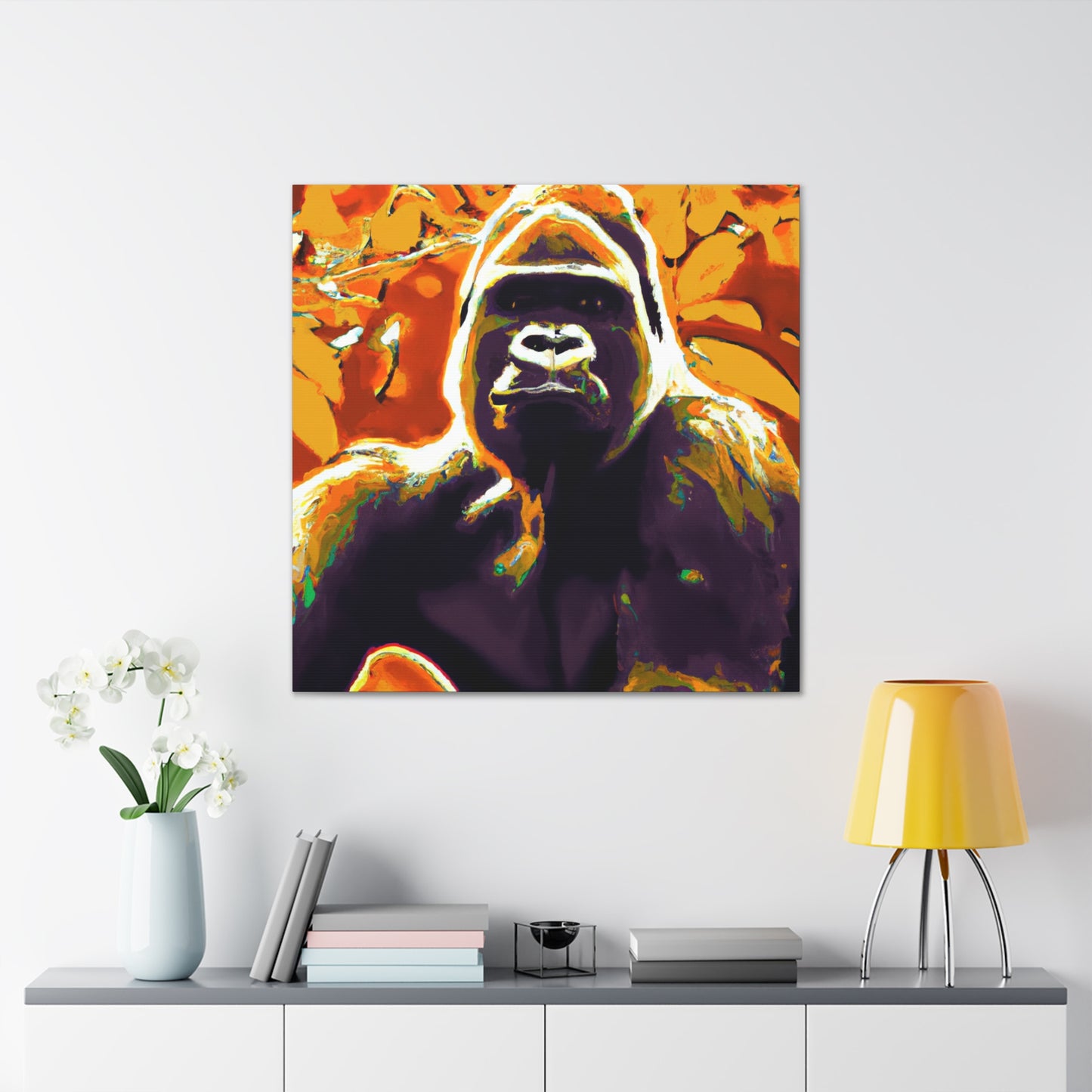 Gorilla in Technicolor - Canvas