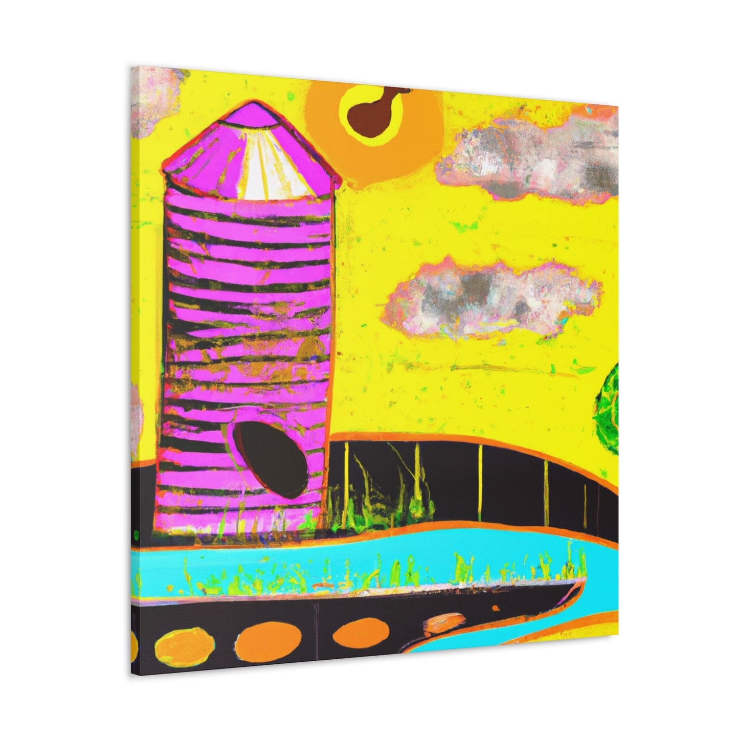 Silo of Colorful Dreams - Canvas