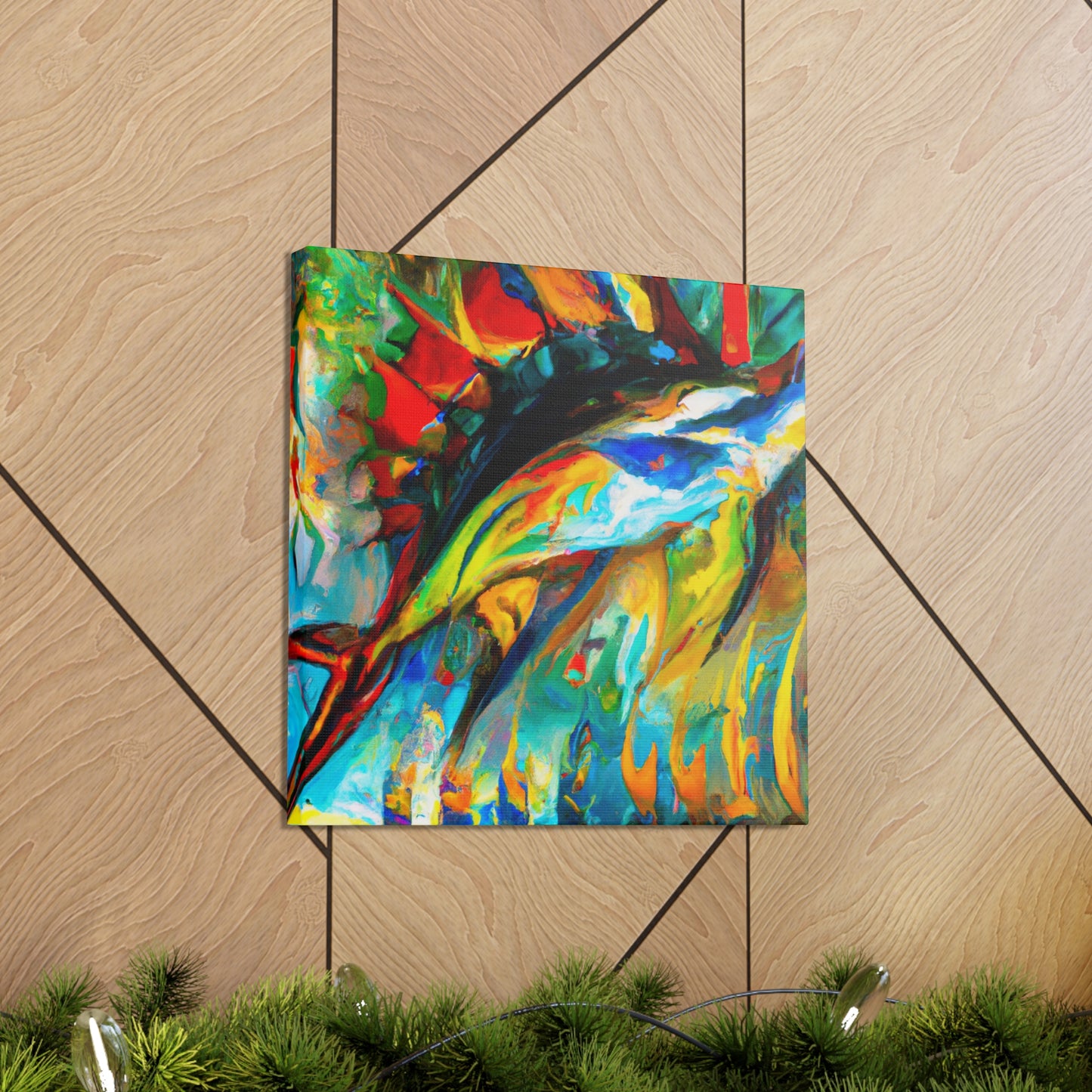 "Sailfish Under the Waves" - Canvas