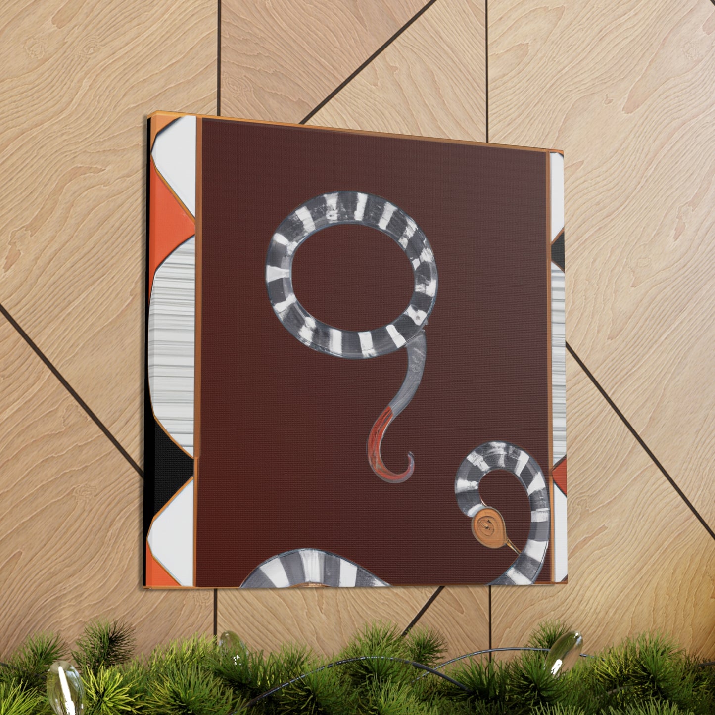 "Corn Snake Deco Dazzle" - Canvas