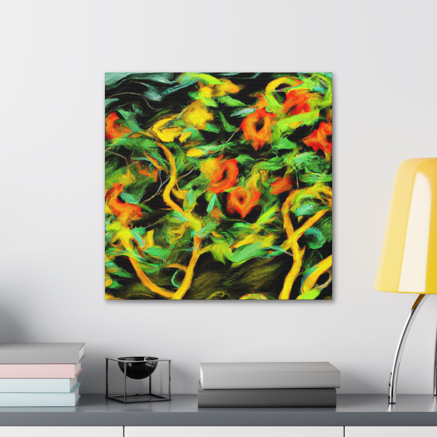 "Sunflower in Abstraction" - Canvas