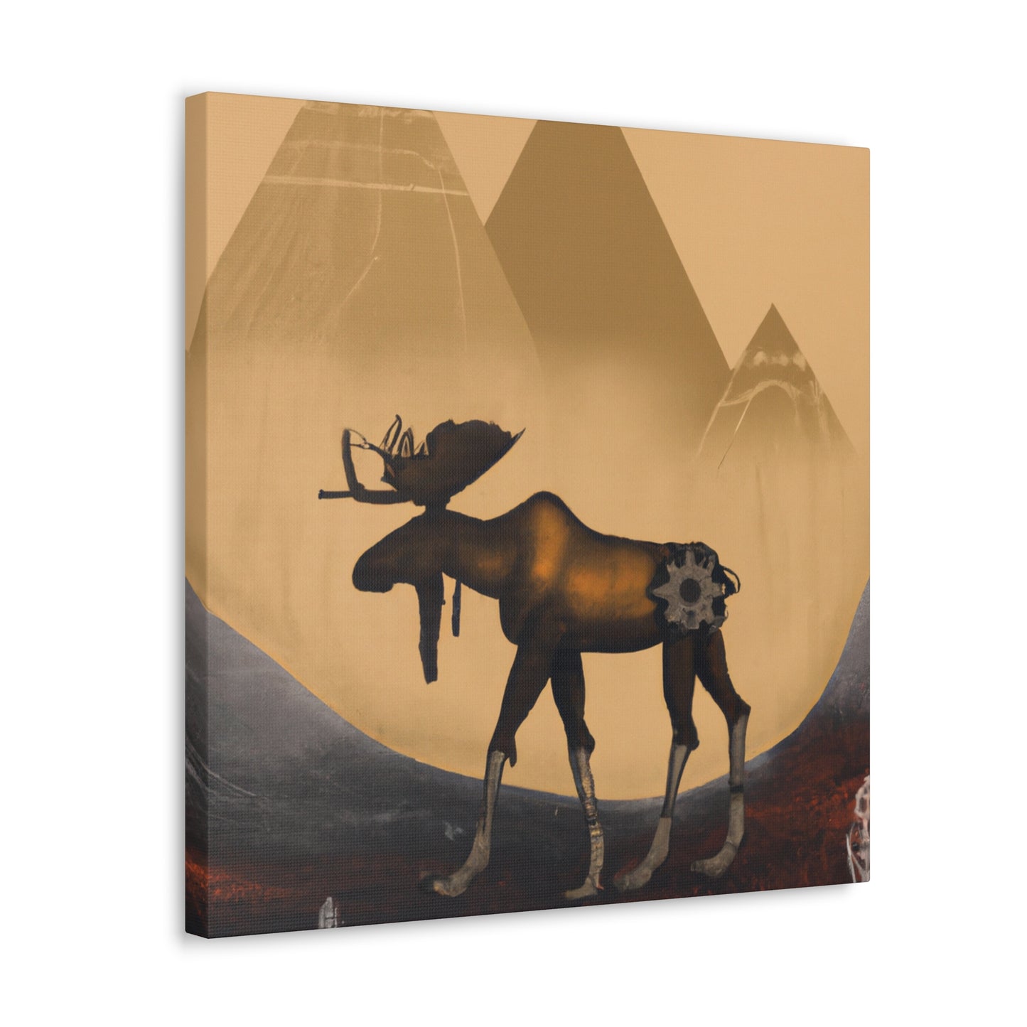 Moose on the Move - Canvas