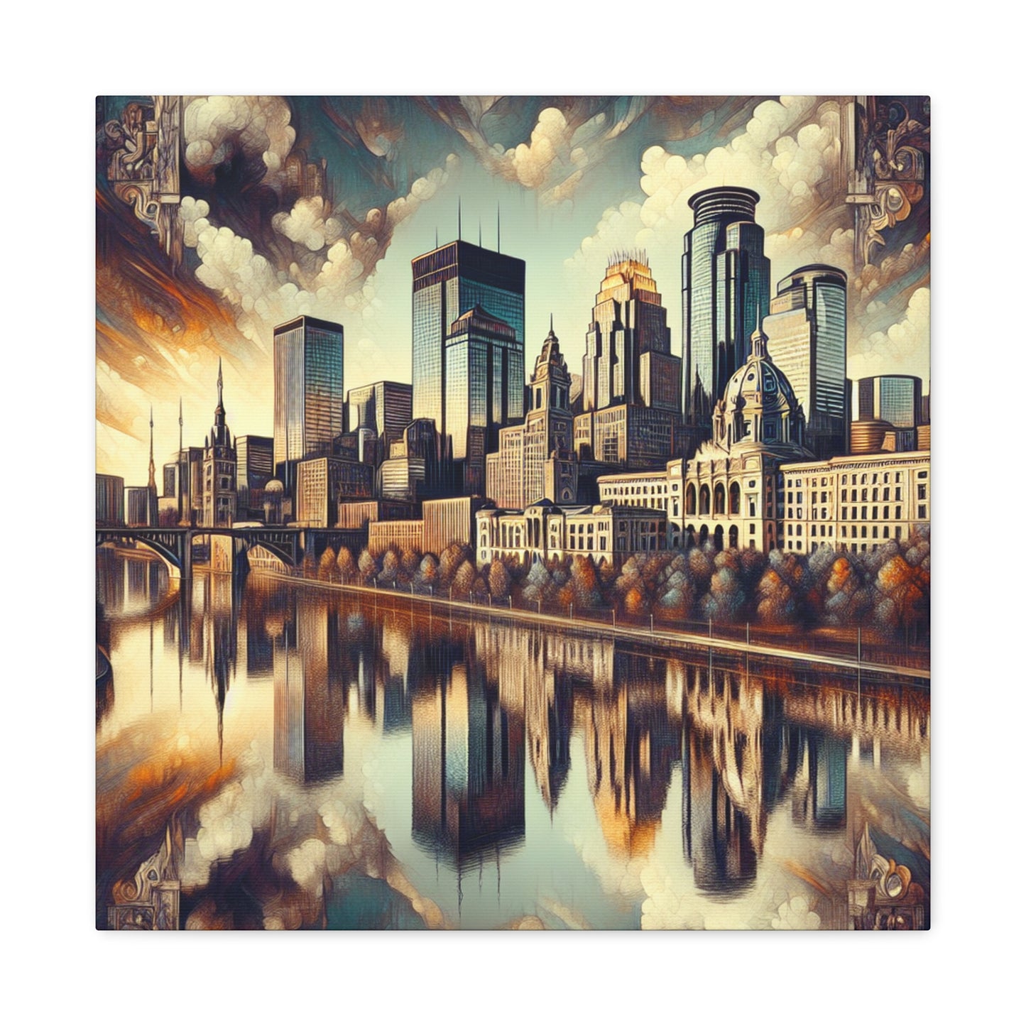 "Majestic Minneapolis Splendor" - Canvas