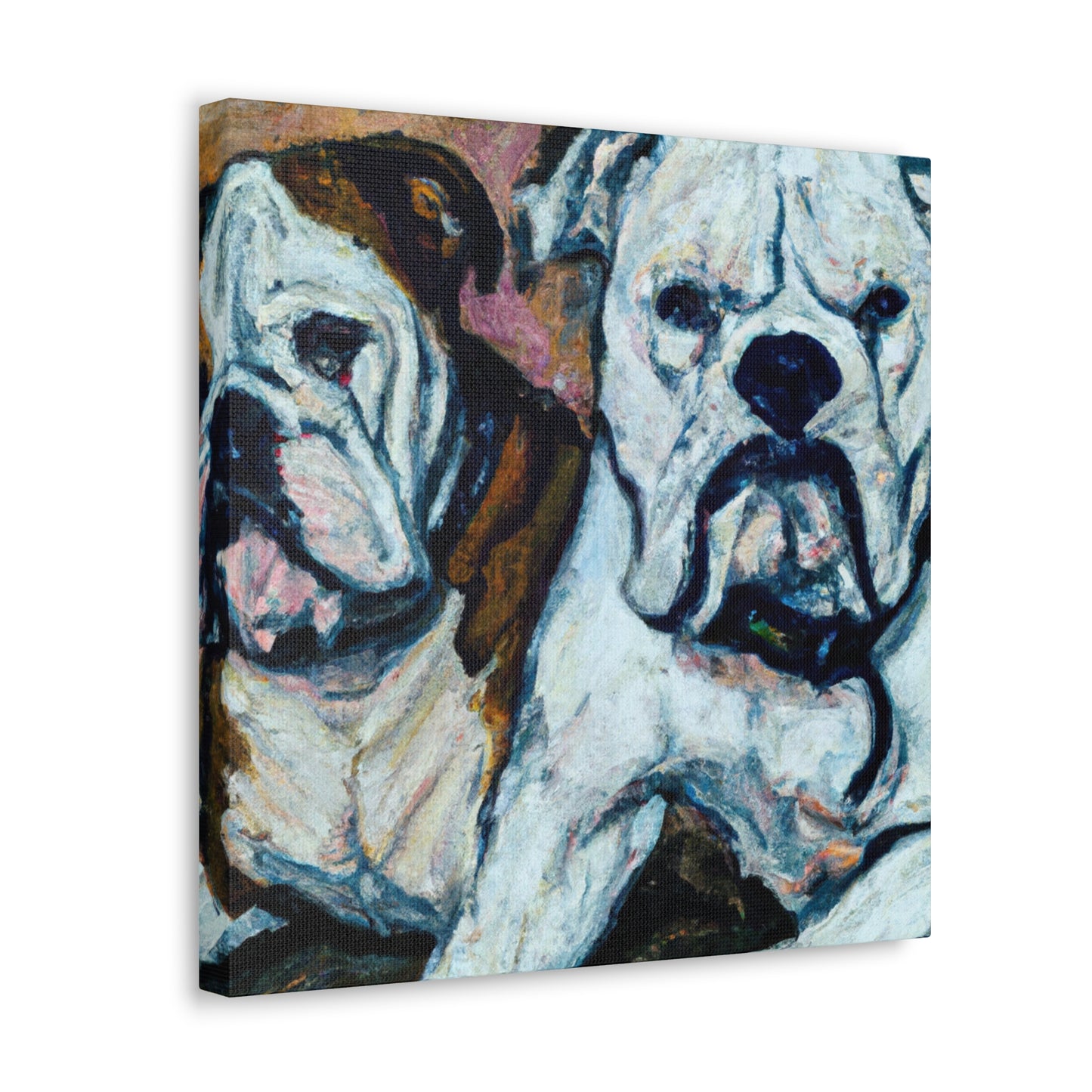 "American Bulldog Expressionism" - Canvas