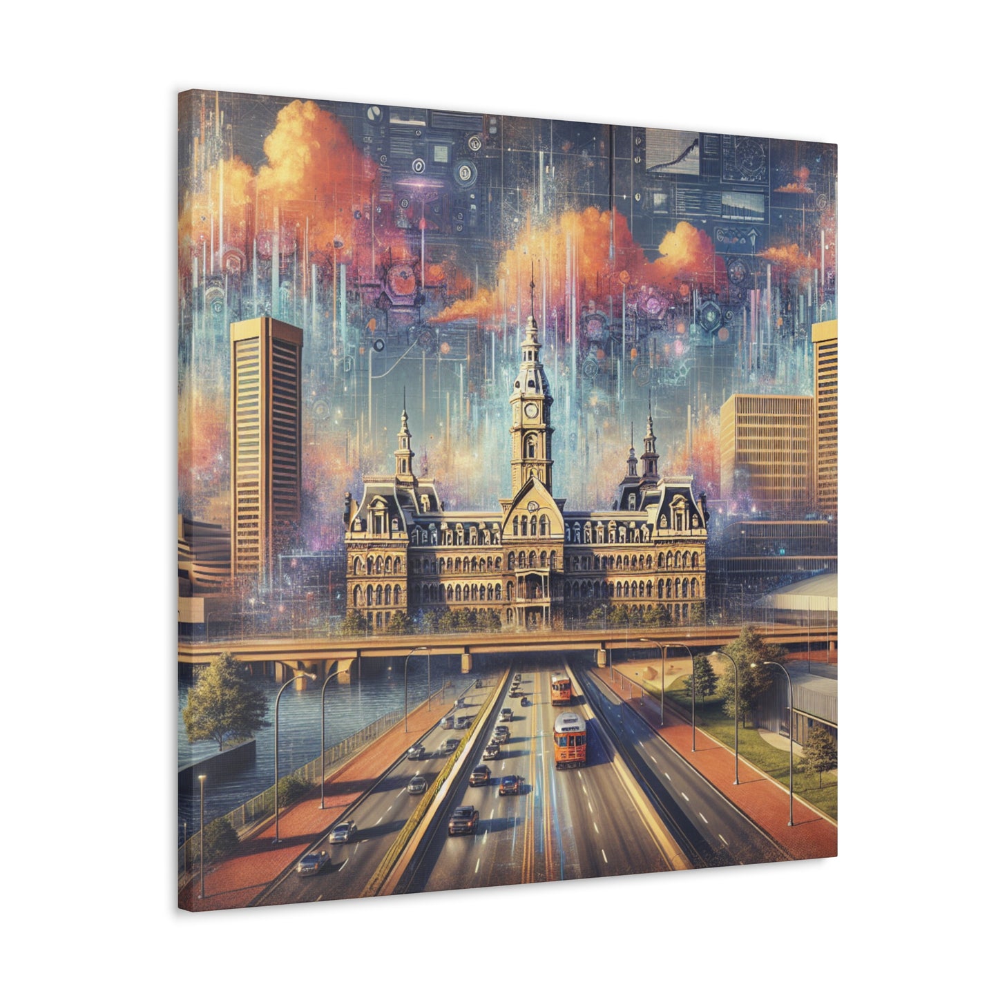 "Baltimore's Baroque Splendor" - Canvas