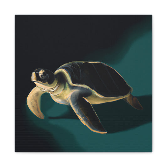 "Sea Turtle Reflection" - Canvas