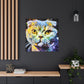 Scottish Fold Impasto - Canvas