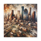 Ethereal Metropolis Awakening - Canvas