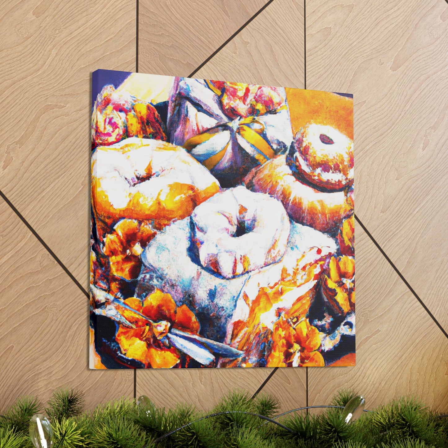 "Sugary Art Noveau Pastries" - Canvas