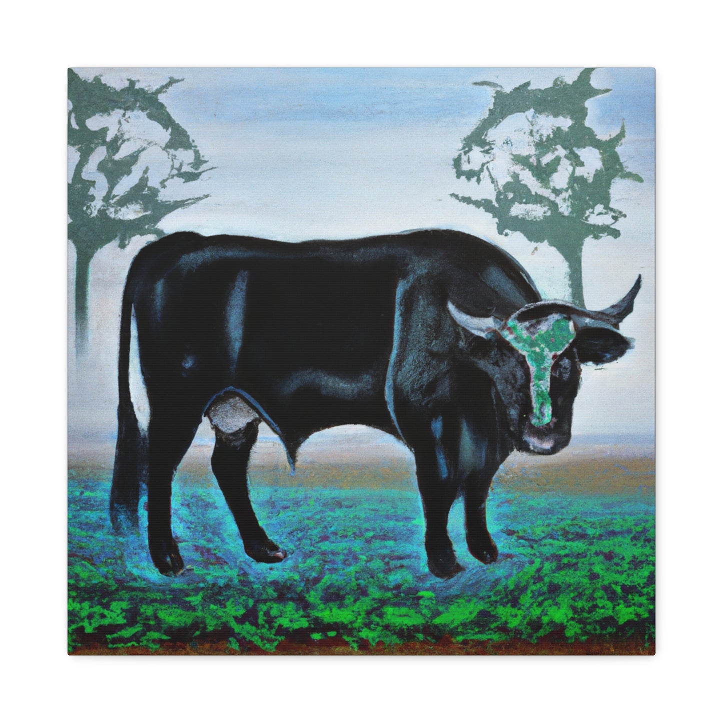 "Cattle in Dreamscape" - Canvas