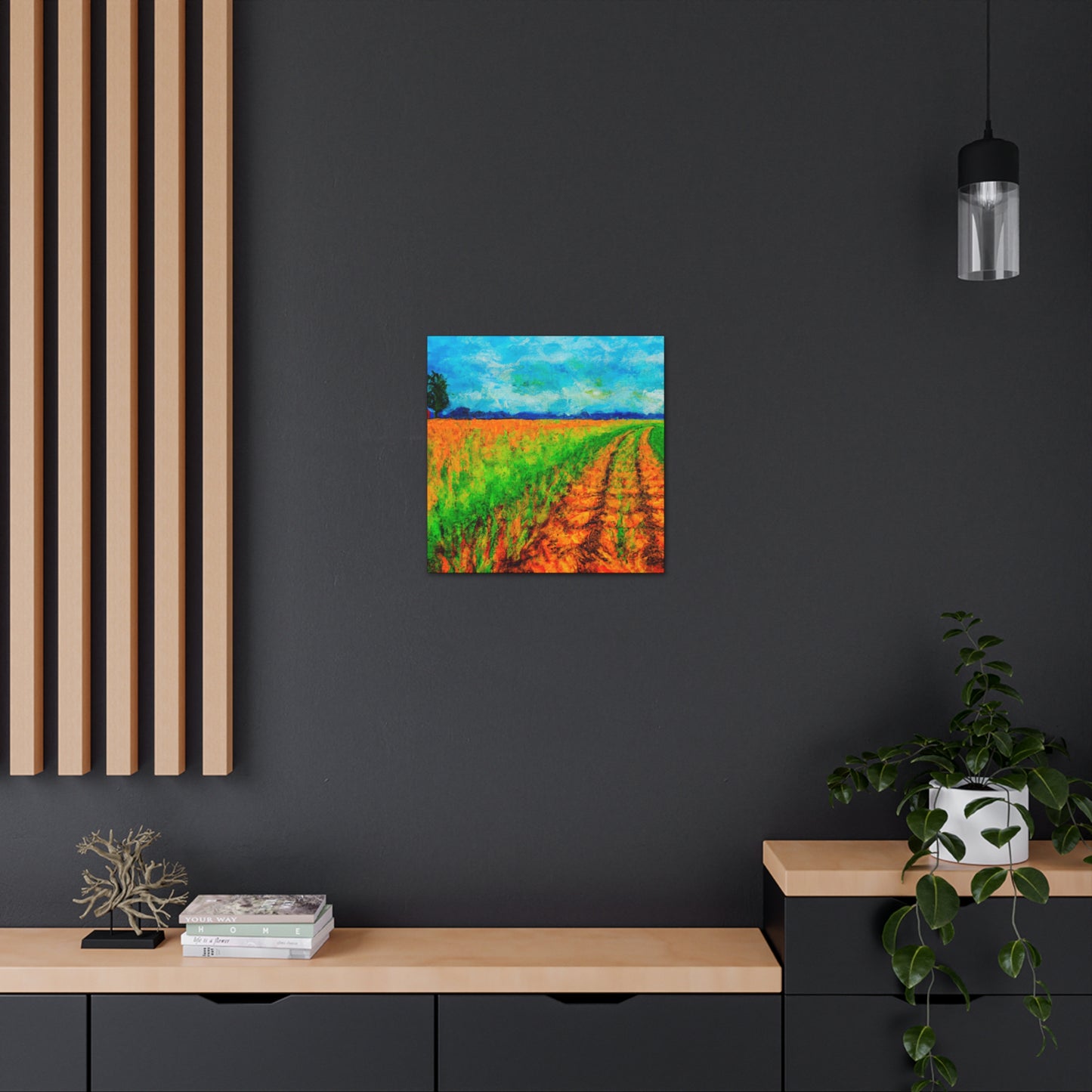 Golden Harvest Fields - Canvas