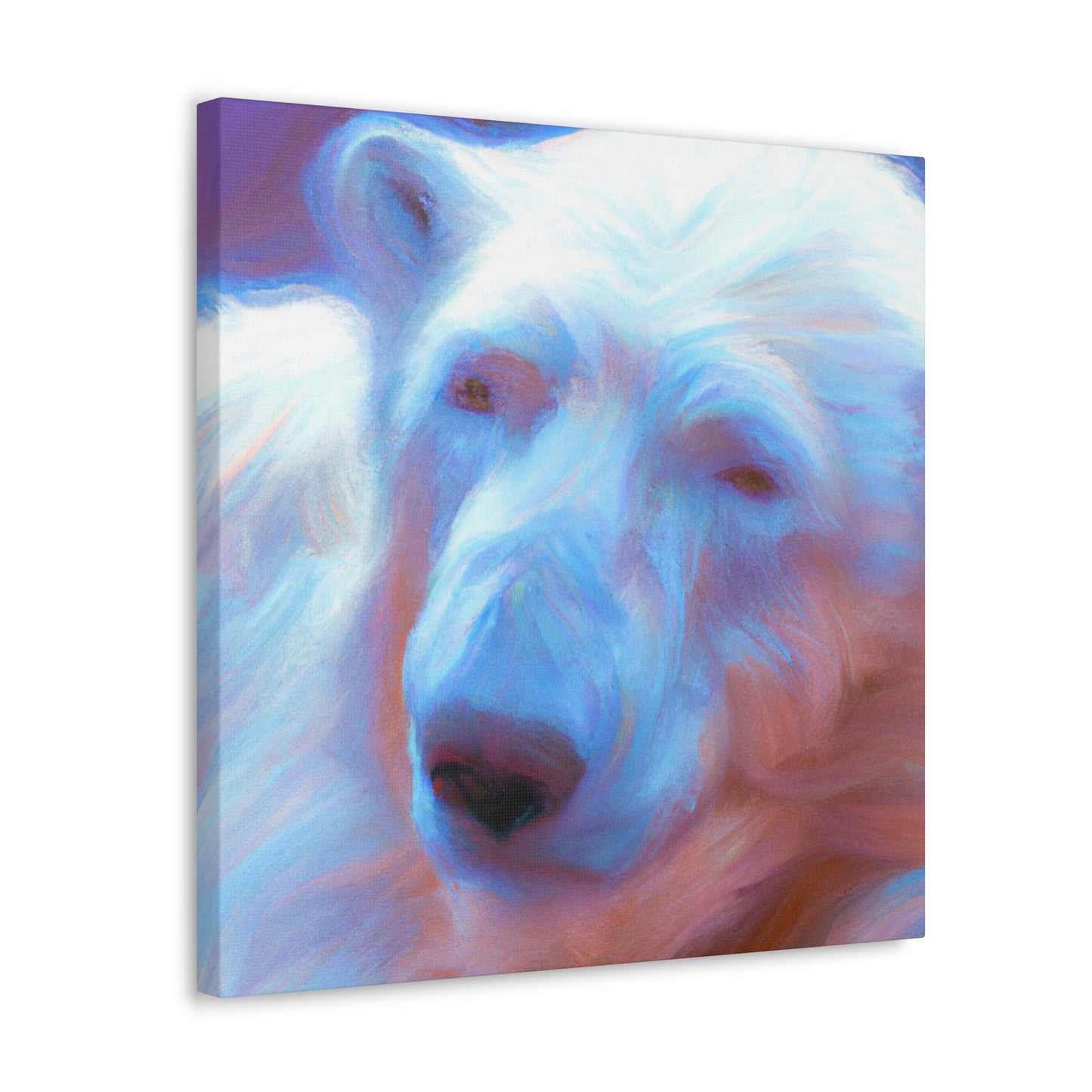 Polar Bear Impressionism - Canvas