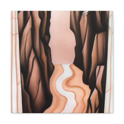 "Canyon in Art Deco" - Canvas