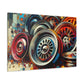 Chrome Symphony Hubcaps - Canvas