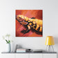 Gila Monster Reflection - Canvas