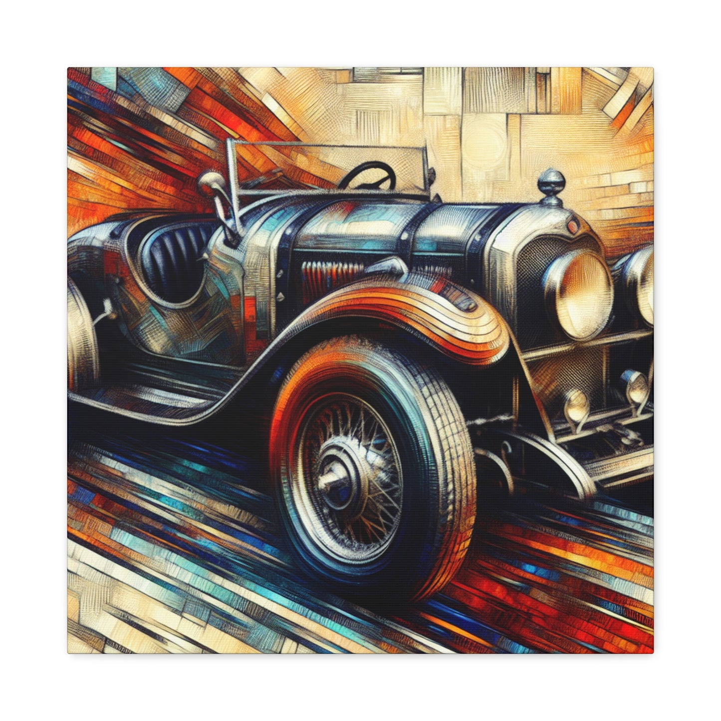 "Racing through Time" - Canvas