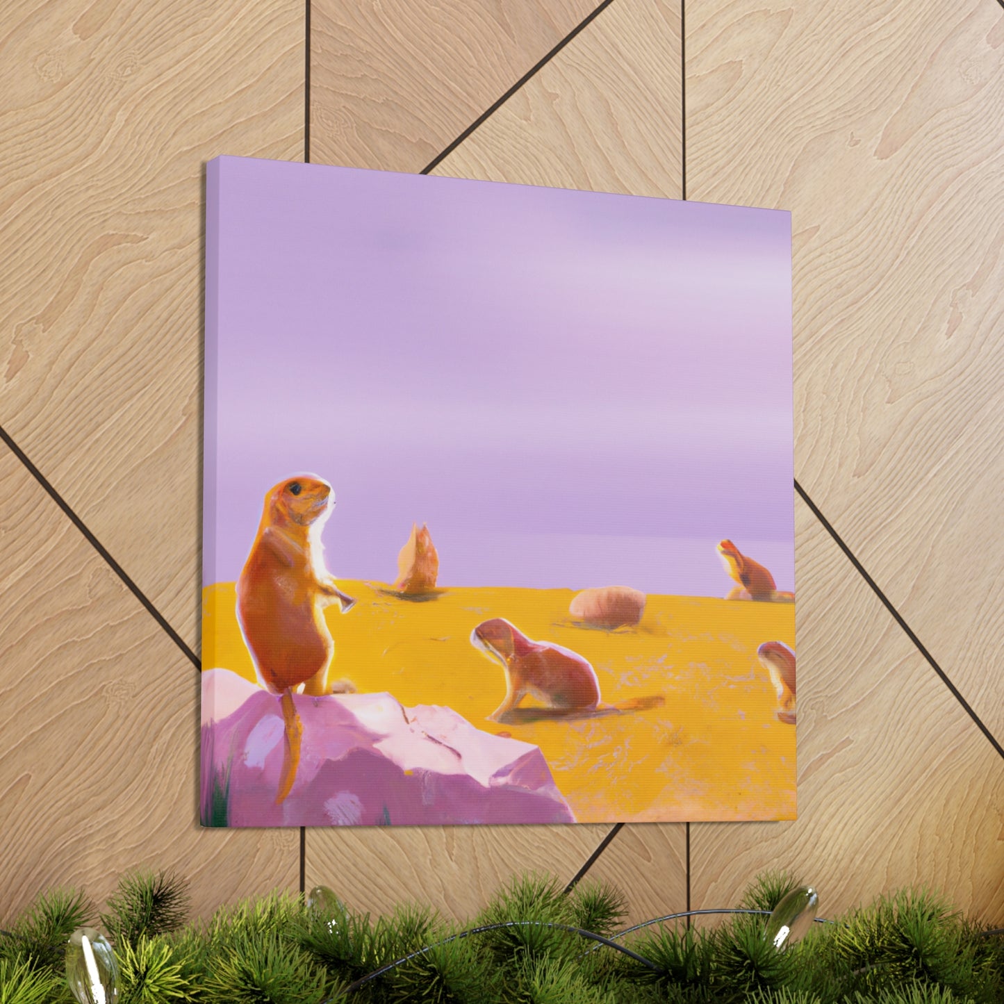 "Prairie Dog Surrealism" - Canvas