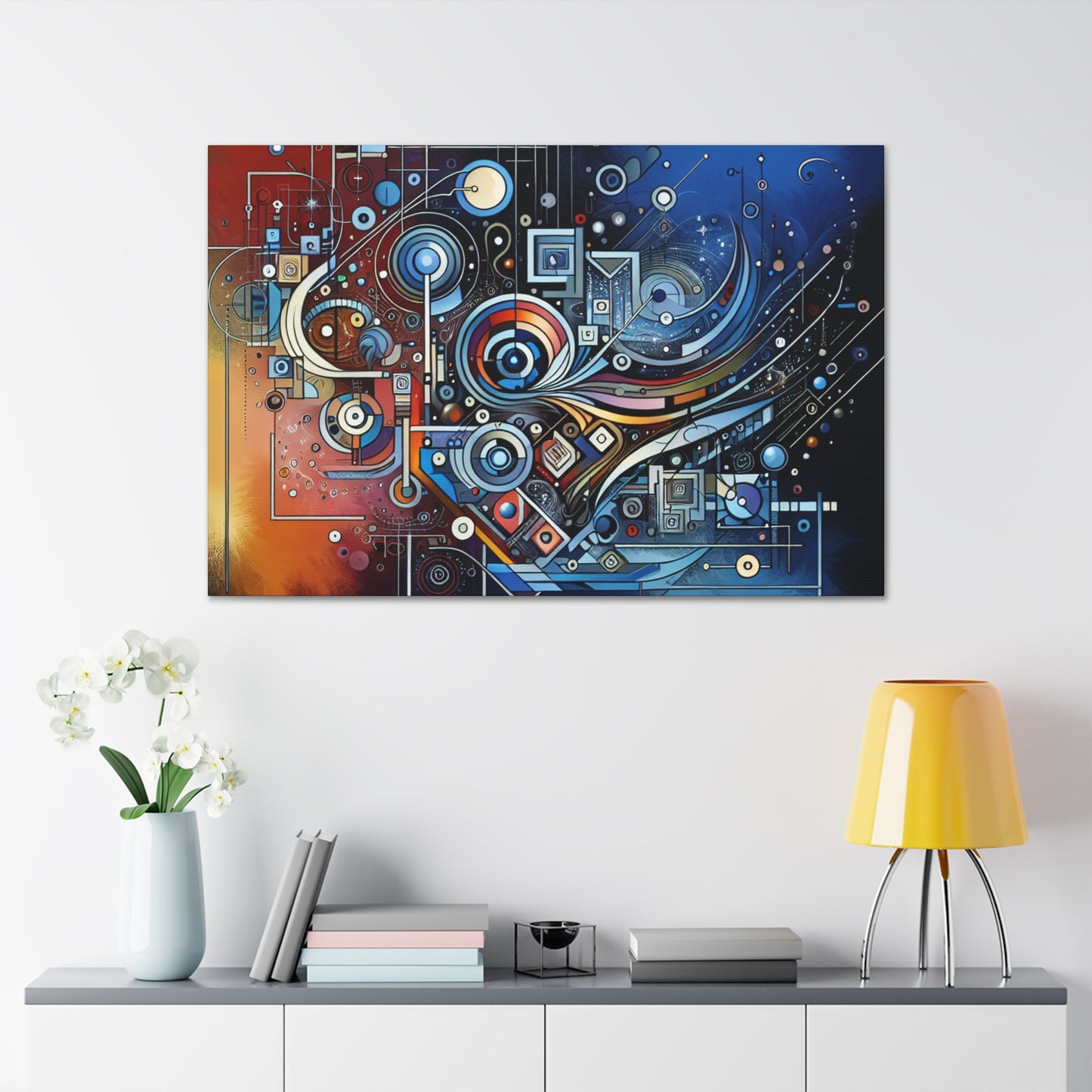 "Chromatic Eternity Unfolding" - Canvas