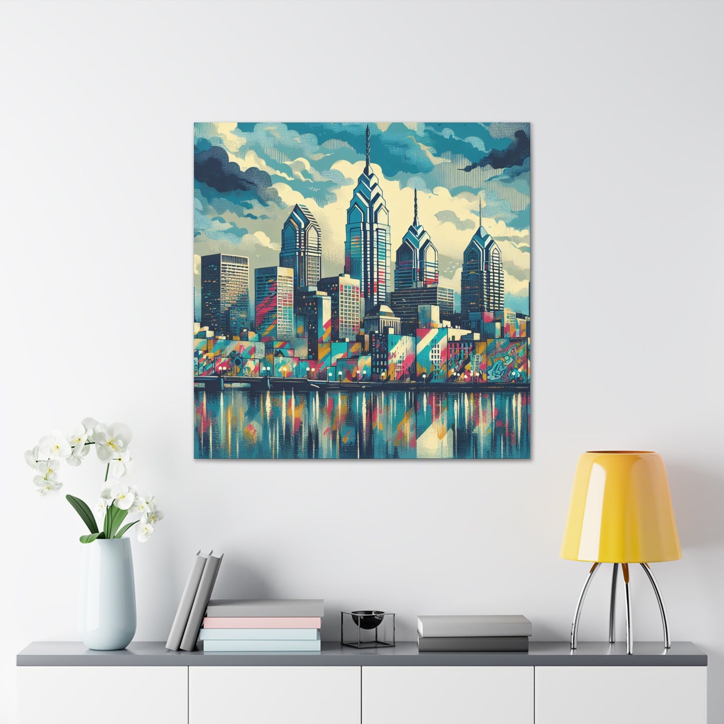 "Gritty Urbanscape Revival" - Canvas