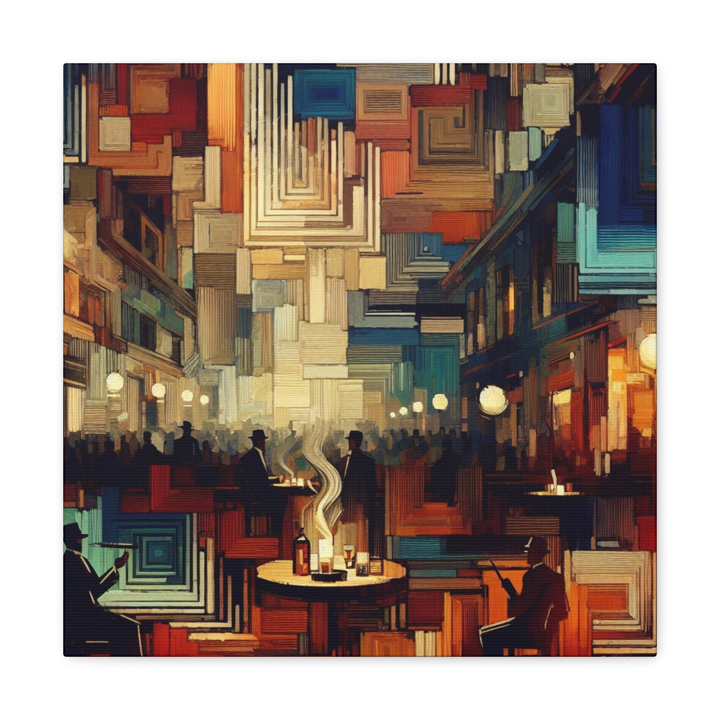 Smokey Lounge Nights - Canvas