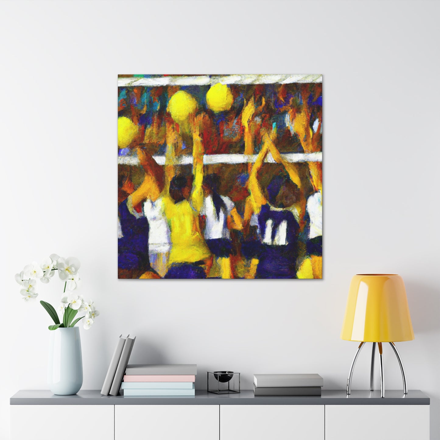 "Volleyball on the Beach" - Canvas