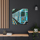 Subway Train Vizionary - Canvas